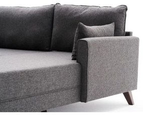 RIGA jobb oldali L-alakú sarokkanapé, antracit