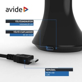 Fekete Színű ÍRÓASZTALI LÁMPA 5W 280Lm IP20