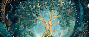 Kép – Életfa az univerzumban (120x50 cm)