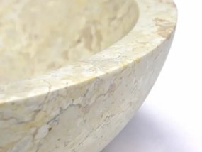 DIVERO Mosdókagyló MODENA csiszolt márvány