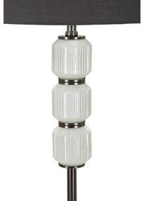 Szürke állólámpa textil búrával (magasság 163 cm) Bright – Mauro Ferretti