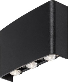 RÁBALUX 77192 PORTEL Modern Kültéri Fali Lámpa Fekete IP44