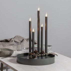 Fekete fénydekoráció ø 32 cm Deco – Star Trading