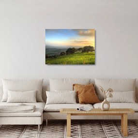 Kép - Kilátás a dombról (üvegen) (70x50 cm)