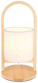 Globo 21506W - Asztali lámpa NINJA 1xE14/40W/230V fehér