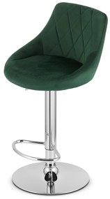 Zöld bárszék KAST VELVET