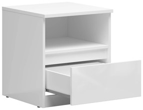 Éjjeliszekrény Tetrix 1 (fényes fehér). 1098537