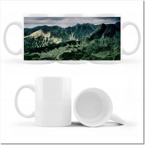 Bögre fényképpel Tátra Lengyel hegyek Kilátás