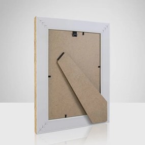 Natúr színű műanyag képkeret 21x26 cm