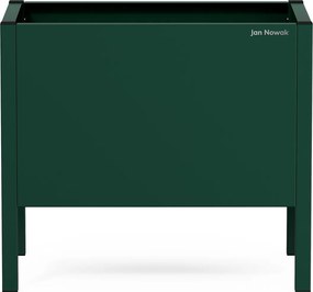 Kis palackzöld fém virágcserép kaspó: DAISY 400 x 350 x 250 mm