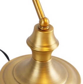 Okos Banker lámpa bronz színben borostyán üveggel, WiFi A60-nal - Banker