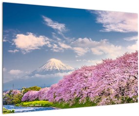 Kép - Japán tavaszi táj (90x60 cm)