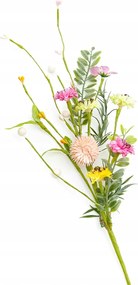 Flos műág színes virágokkal 45 cm Homla