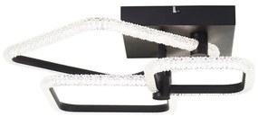 Brilliant - LED Fényerőszabályozható mennyezeti lámpatest AYDIN LED/34W/230V fekete + távirányító