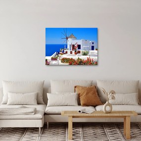 Kép - Kis ház Görögországban (70x50 cm)