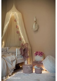 Krémszínű mosható kézi szövésű pamut gyerek szőnyeg 140x200 cm Kim – Lorena Canals