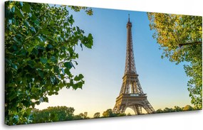 Vászonkép Építészet Eiffel-torony 80X40