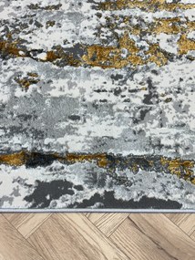 Sunset szürke-arany design szőnyeg 240x330