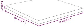 bambusz asztallap 90 x 90 x 4 cm