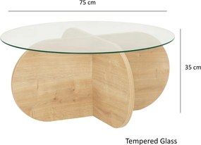 Bubble - Sapphire Oak