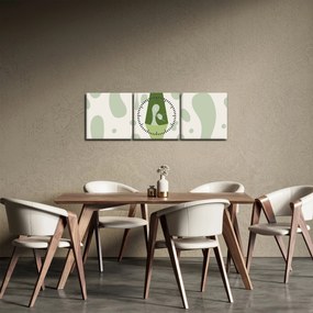 Kép - Hippik, lávalámpa (órával) (90x30 cm)