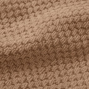 Goldea pamut frotír törölköző / fürdőlepedő micro pure - fahéjszínű 30 x 50 cm