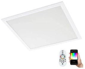 Eglo 32547 - LED RGBW Dimmelhető beépíthető panel SALOBRENA-C 34W/230V fehér + távirányító 32547