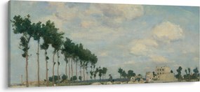 Kép - Johan Barthold Jongkind, The Towpath, reprodukciók (120x50 cm)