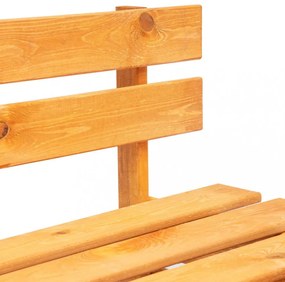 mézbarna fa kerti raklappad