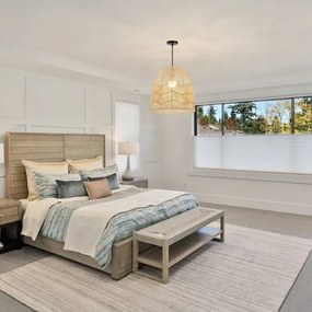 Immax 08262L - Csillár zsinóron PELO 1xE27/40W/230V átm. 40 cm rattan