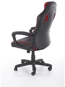 Baffin irodai fotel, fekete / piros