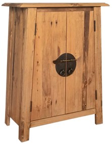 tömör újrahasznosított fenyőfa kisszekrény 59 x 32 x 80 cm