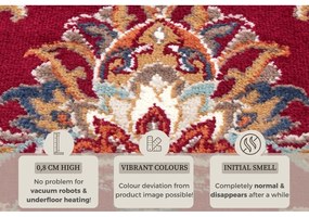 Piros szőnyeg 57x90 cm Orient Caracci – Hanse Home