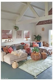 Világoszöld mosható kézi szövésű pamut szőnyeg 170x240 cm Tribu Olive – Lorena Canals