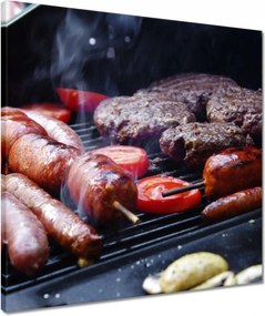 Vászonkép 50x50 Grillezés