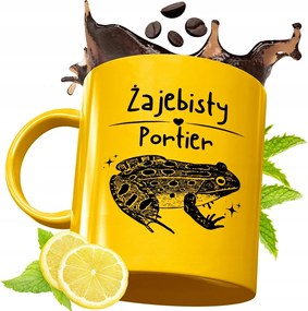 Prémium Arany Bögre Portás Ajándék Nyomtatott Fotóval