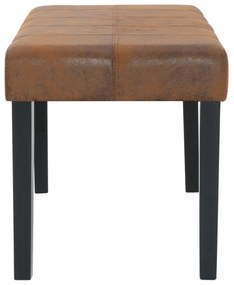 barna művelúr pad 106 cm