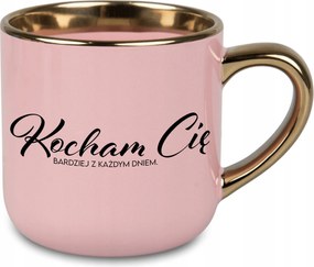 Bögre Nagy Rózsaszín Szeretem Napról Napra Jobban Ajándék Férj Feleségének