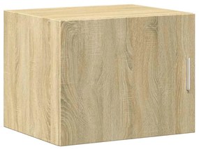 sonoma tölgy szerelt fa vékony tárolószekrény 50x42,5x225 cm