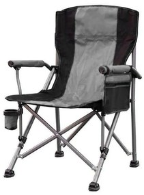 Leziter Comfort karfás horgász szék pohártartóval szürke