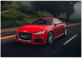 Poszterek 100x70 Piros Audi Autó