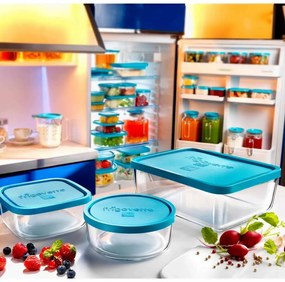 Bormioli Rocco Frigoverre üvegedény fedővel, 9,5 cm, S