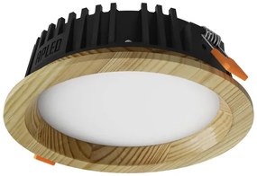 APLED - LED Lámpa RONDO WOODLINE LED/6W/230V 4000K átm. 15 cm fenyő tömör fa