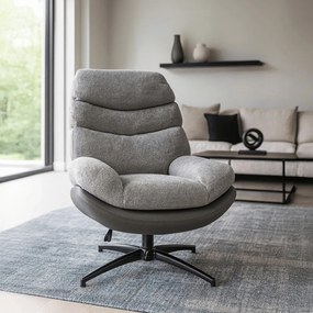 Forgó Relaxfotel Szürke Színben. ASTURIA