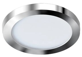 Azzardo Slim fürdőszobai mennyezeti lámpa, króm, 4000K természetes fehér, beépített LED, 6W, 500 lm, AZ-2862