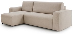 Avia Mini kinyitható sarokkanapé, univerzális állás - bézs Gerra 105 boucle