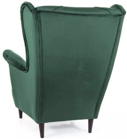 Lady Velvet fotel zöld