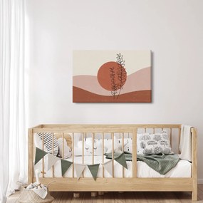 Kép - Boho levelek N⁰1 (90x60 cm)