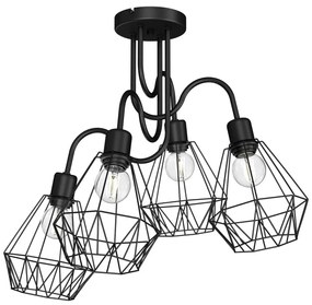 Felületre szerelhető csillár BERGEN 4xE27/60W/230V