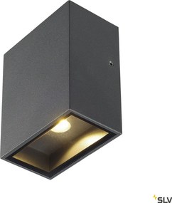 SLV 232435 QUAD Modern Kültéri Fali Lámpa Antracit LED IP44